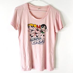 Pink Powerpuff Girls Graphic T-Shirt